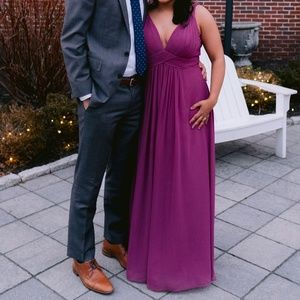 Azazie Maren Dress in Orchid